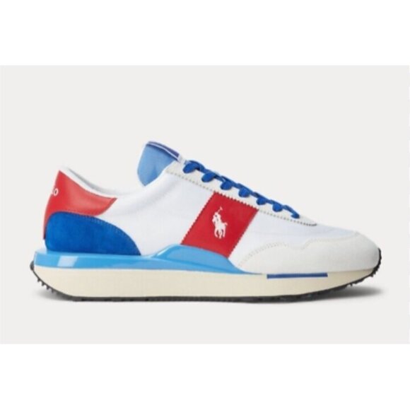 POLO RALPH LAUREN Train 89 Suede-Paneled Sneaker - NEW! Men's 13D - Picture 7 of 11